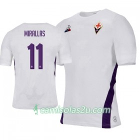 Camisolas de Futebol ACF Fiorentina Kevin Mirallas 11 Equipamento Alternativa 2018/19 Manga Curta